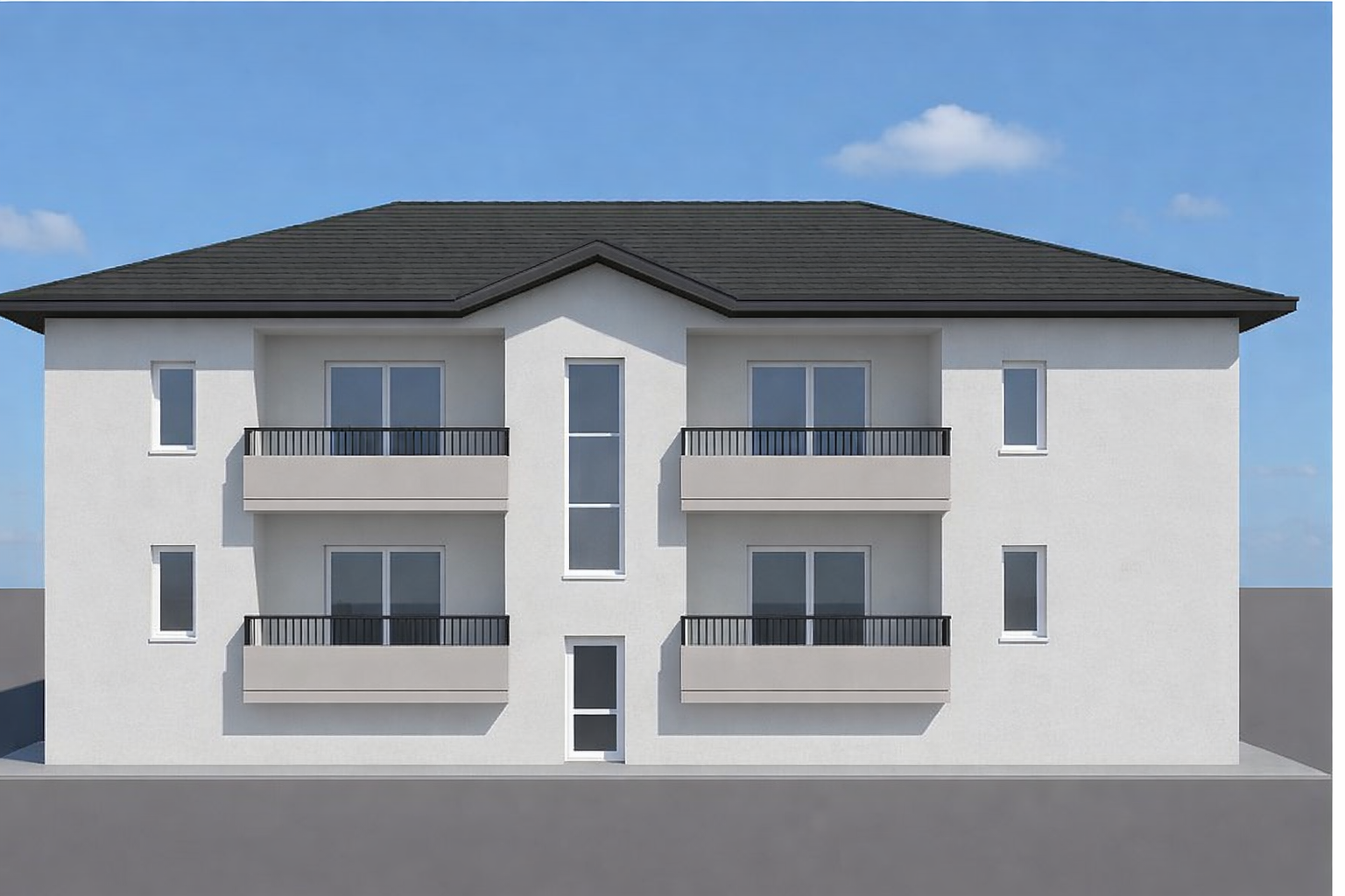 Vista prospettica edificio