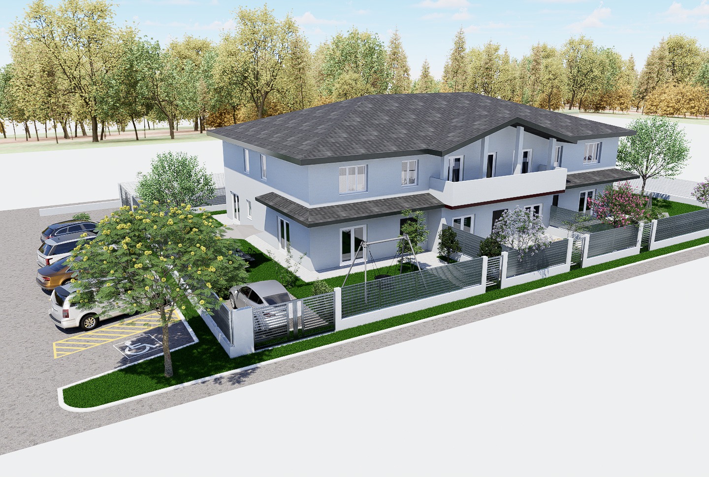 Render esterno palazzina